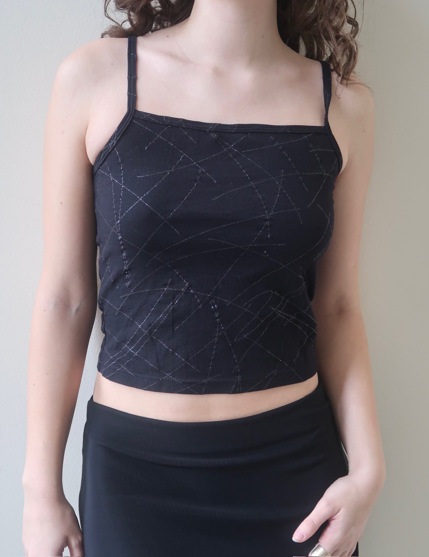 vintage sparkle top