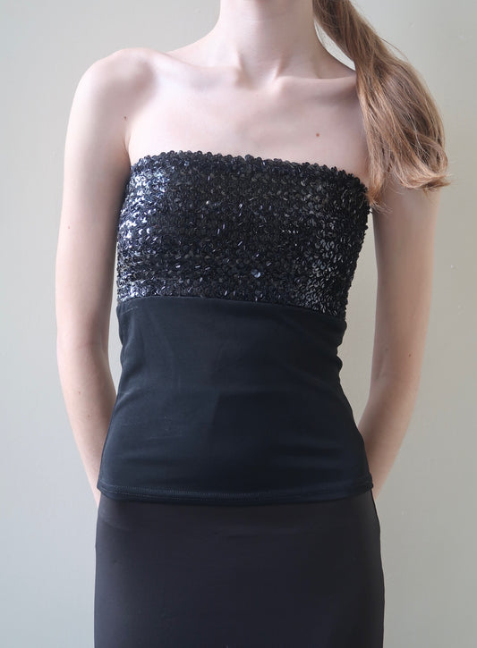 vintage sequin top