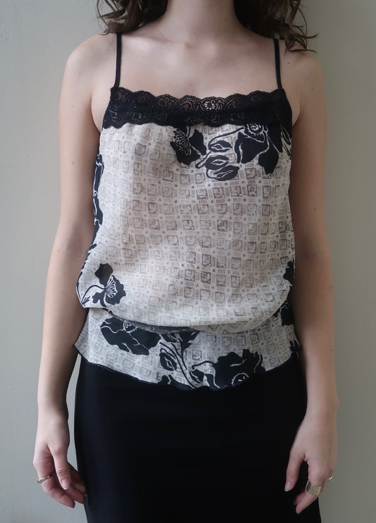 vintage pattern top
