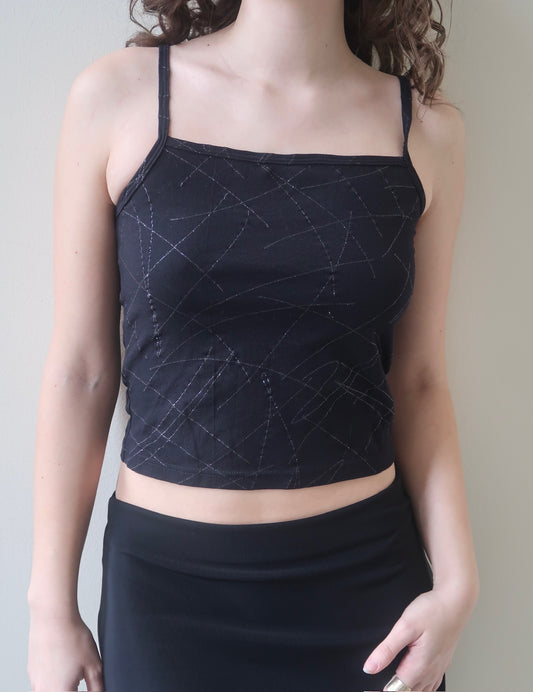 vintage sparkle top