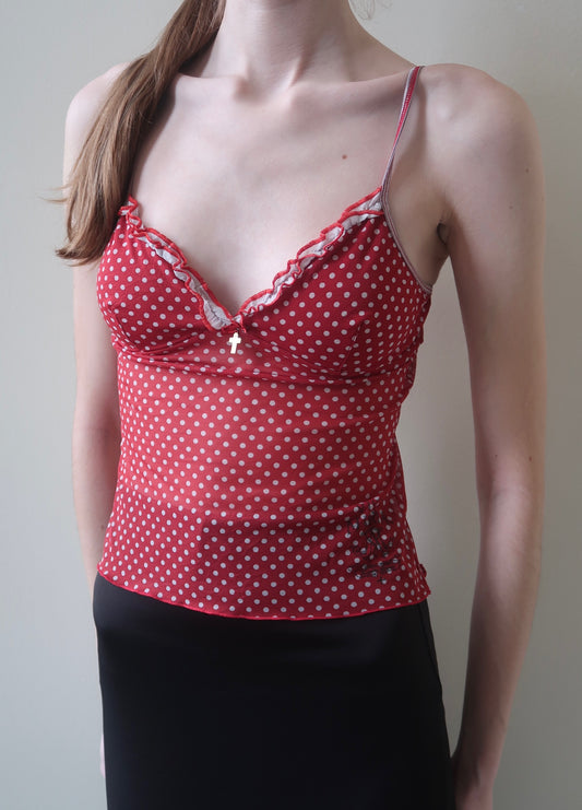 vintage dots top