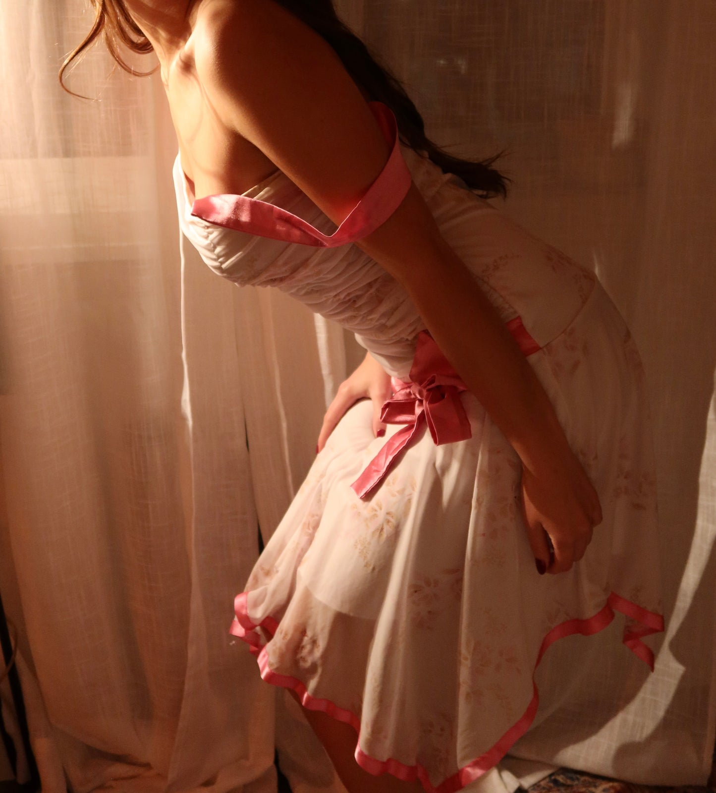 pink vintage dream dress